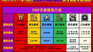 dnf徽章多少级开启，dnf手游徽章是一次性的吗