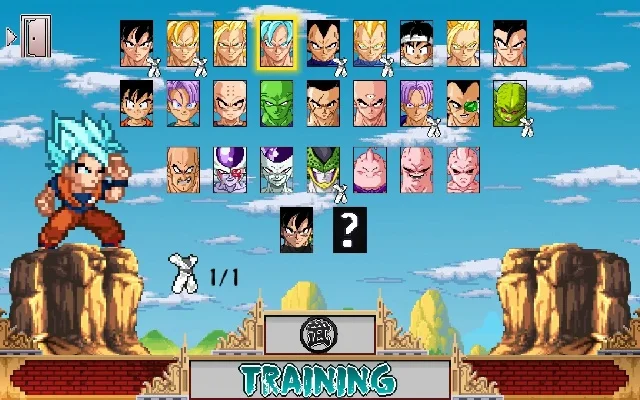 龙珠斗士z像素版全人物安卓手机-龙珠像素格斗冒险