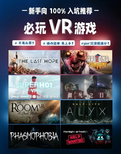 vr眼镜十大游戏-VR游戏沉浸体验