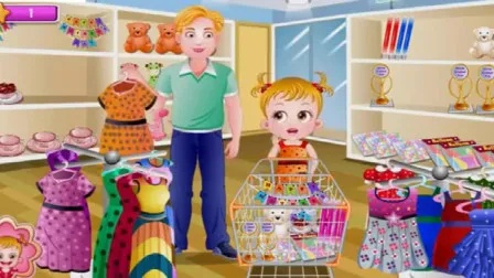 爸爸和女儿逛超市游戏攻略-超市亲子寻宝攻略