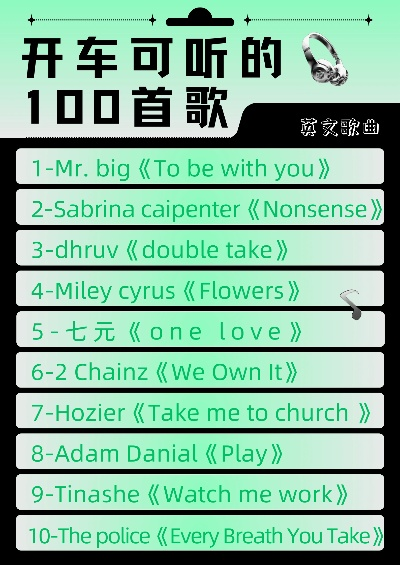 打游戏必备十大英文歌