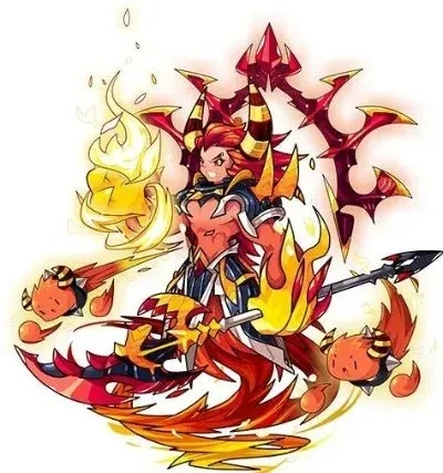 洛克王国火神进化豪言战神